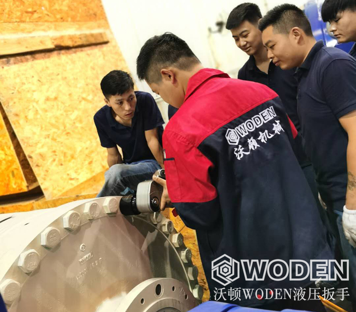 沃頓技術人員現場培訓情景 沃頓技術人員現場培訓情景