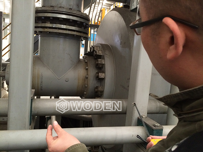 沃頓技術(shù)員現(xiàn)場測量選型情景 沃頓技術(shù)員現(xiàn)場測量選型情景