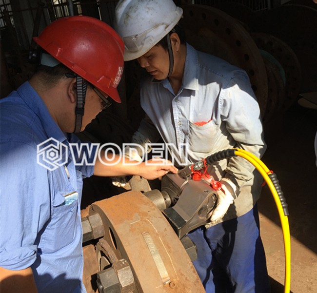 沃頓石化液壓扳手培訓現場 沃頓石化液壓扳手培訓現場