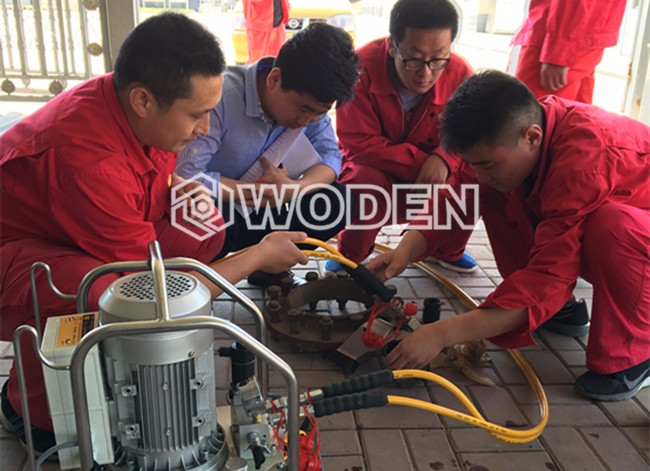 沃頓石化液壓扳手應用現場 沃頓石化液壓扳手應用現場