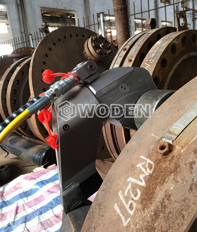 沃頓液壓扳手應用于某重力石化機械使用現場 沃頓液壓扳手應用于某重力石化機械使用現場
