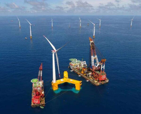 【風電快訊】國內首個海上平價風電項目開工