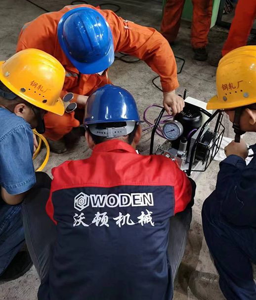 老客戶（東華鋼鐵）再次選擇沃頓液壓扳手應(yīng)用于大修工作